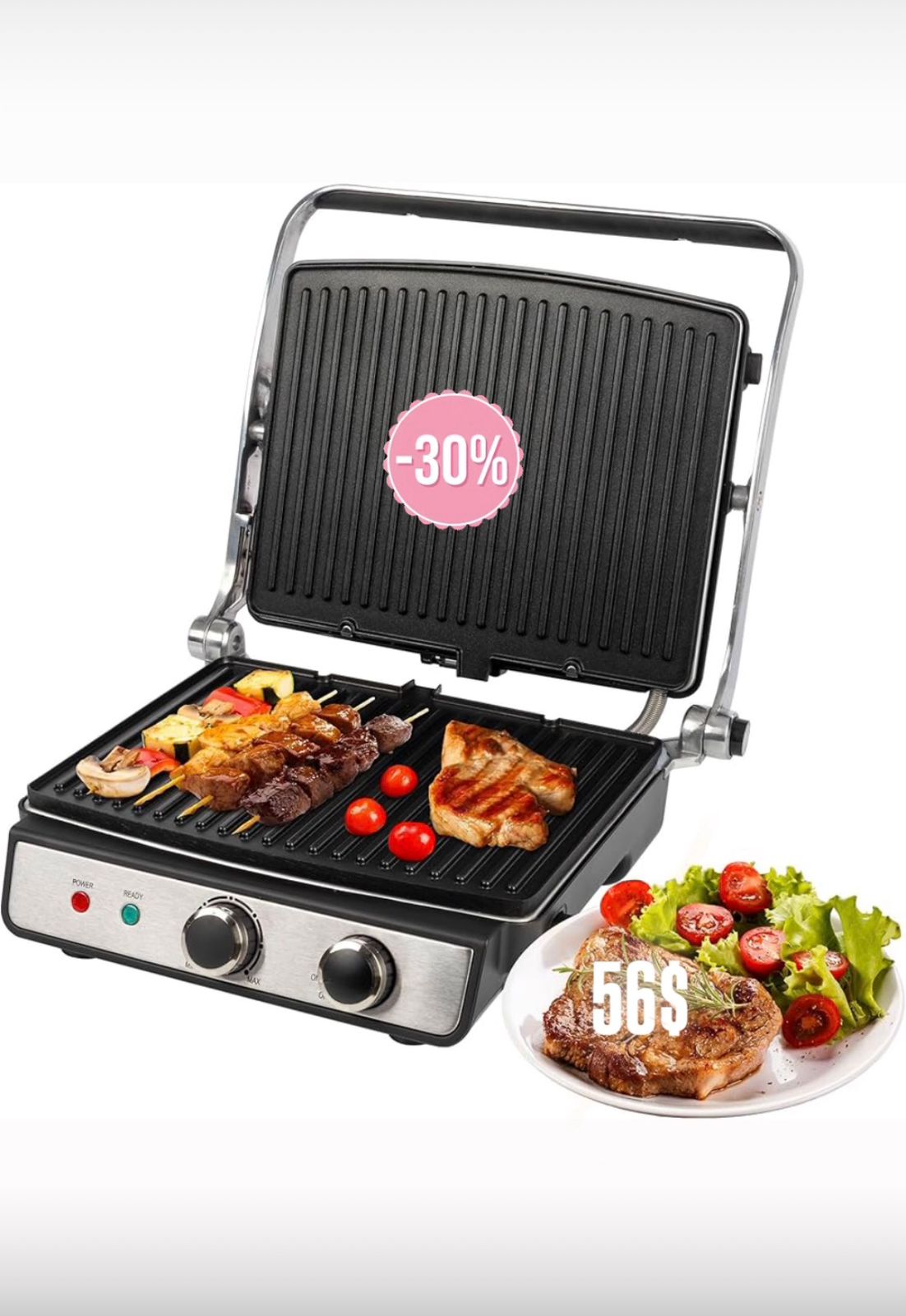 Silver crest contact grill 2400watt