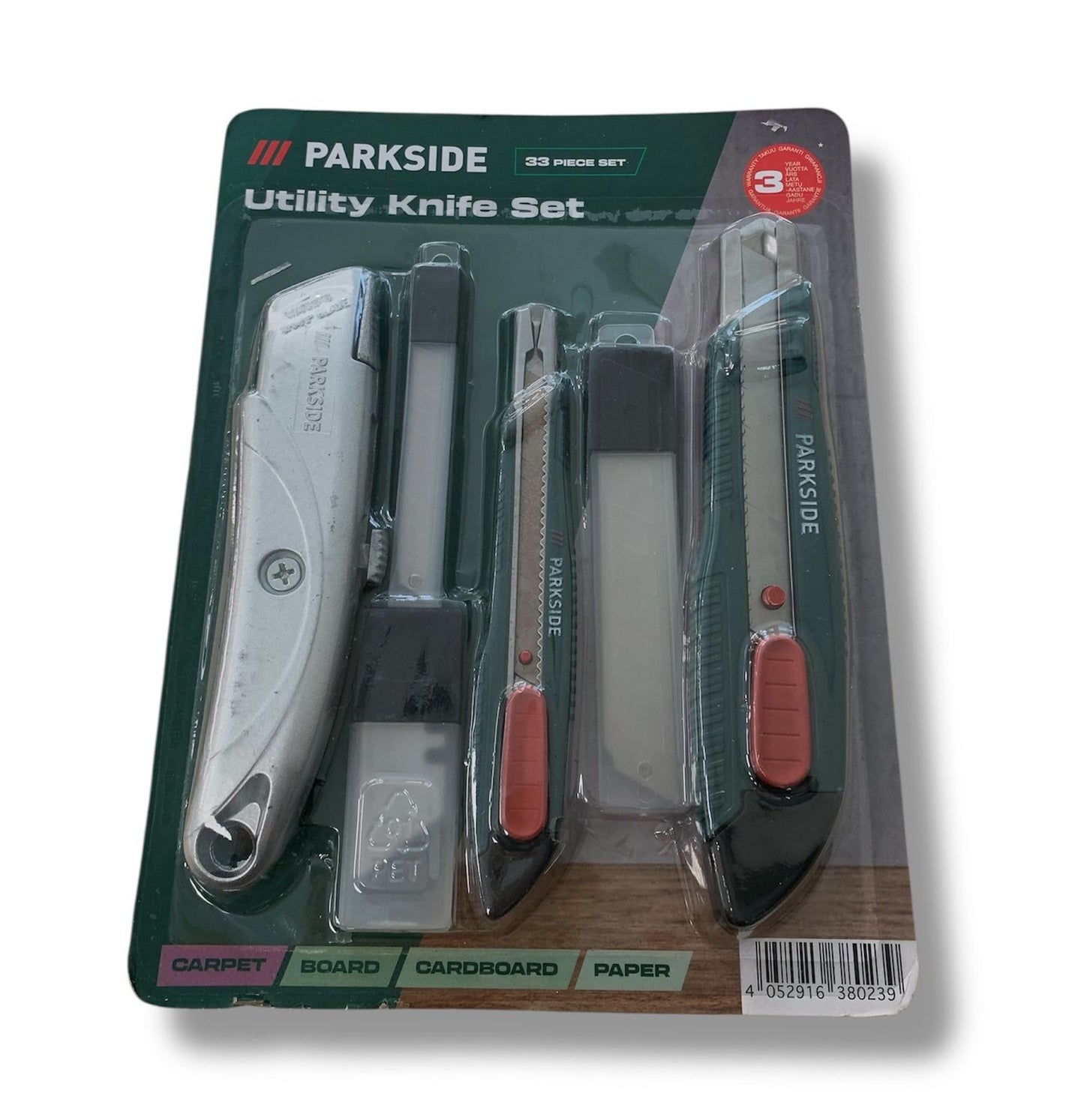 Parkside Utility Knife Set – Heavy-Duty Cutting Tool
