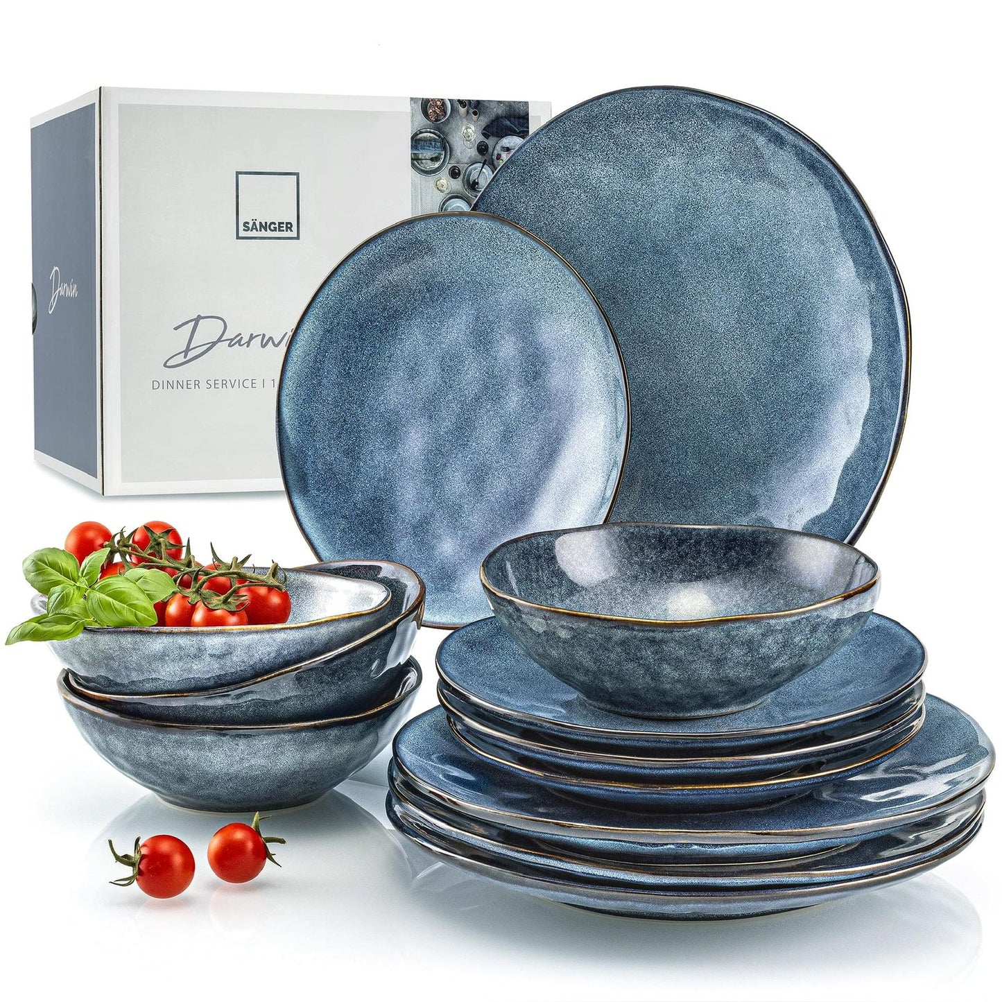 Sänger 12-Piece Dinnerware Set – Elegant Tableware for Everyday Use