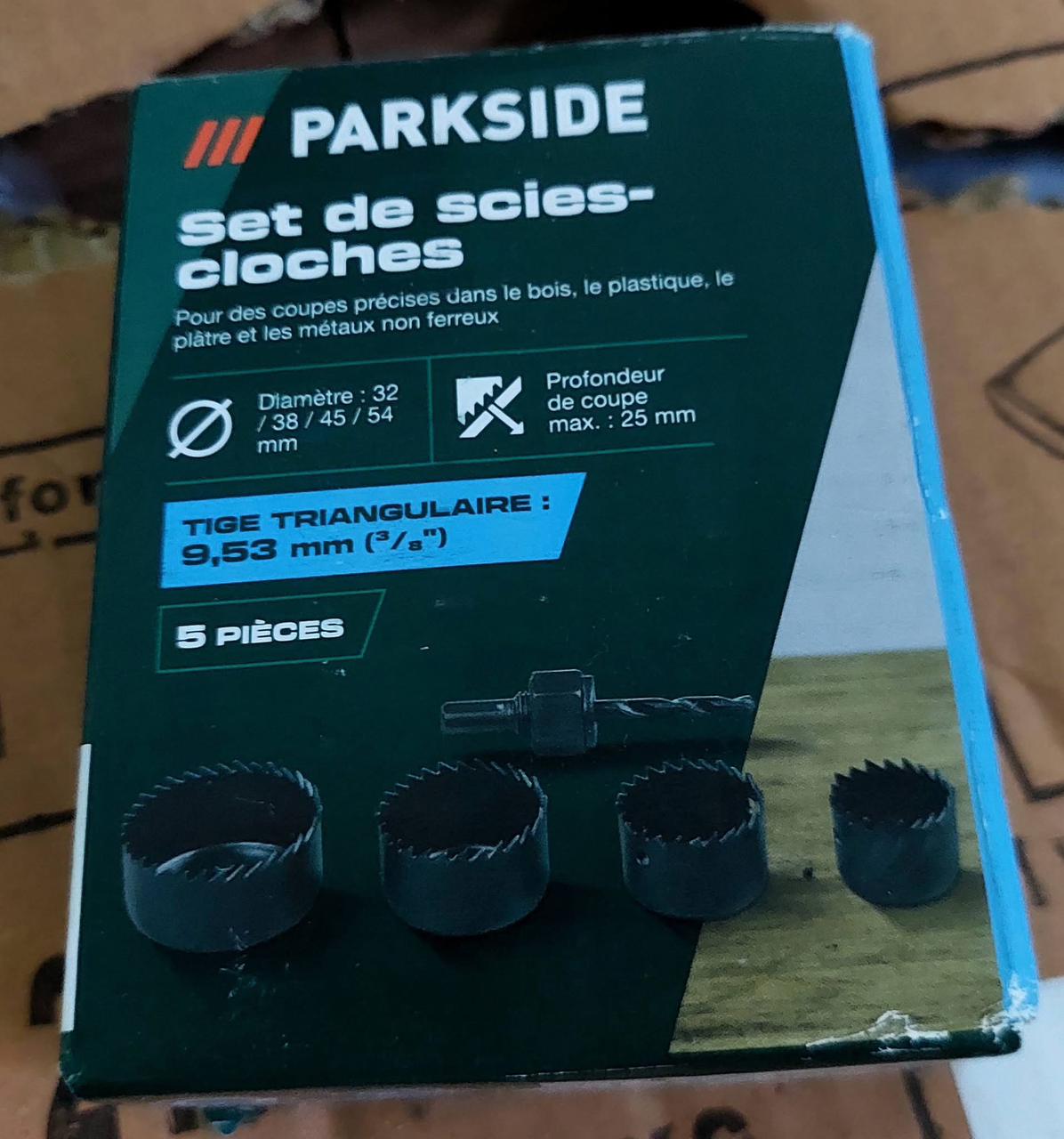Wood and metal hole maker drilling set