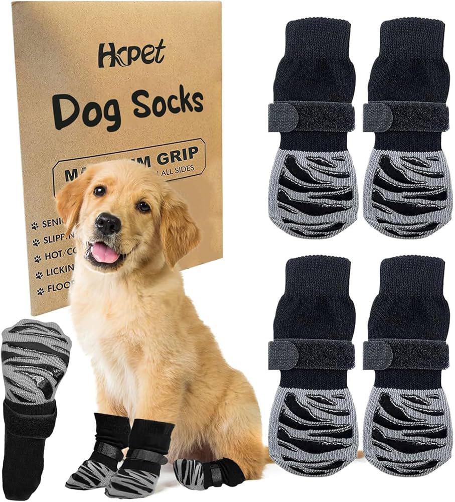 HCPET Dog Socks – Protective Anti-Slip Pet Socks