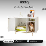 Wooden Cat Pet House Table – Stylish Cat Shelter & Furniture